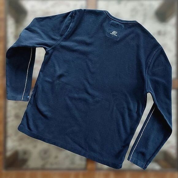 Point Zero navy abstract argyle sweater - Picture 2 of 11